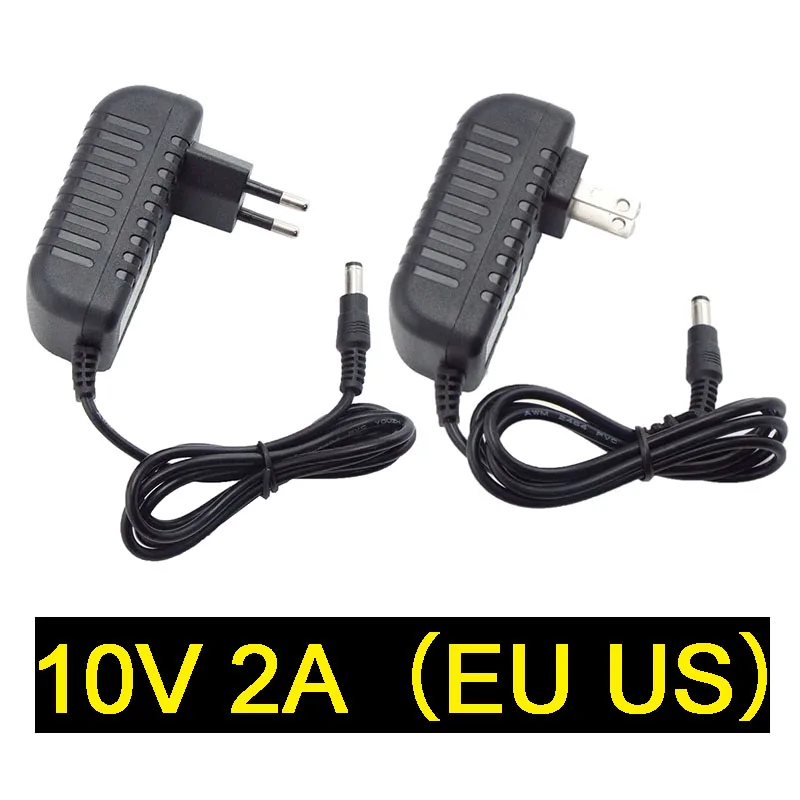 

10V 2A 2000ma AC 100-240V to DC 10V 2A Adapter Power Supply Converter charger switchSwitching Power Supplies for LED Light