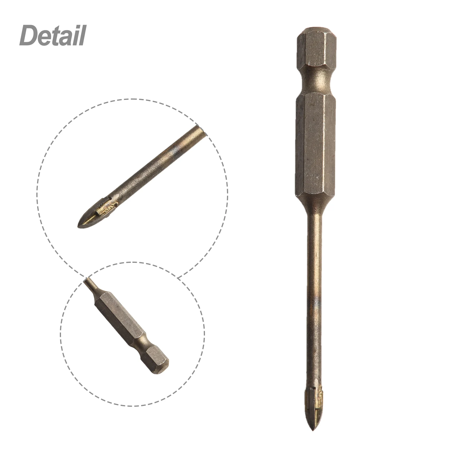 

1PC Cemented Carbide Cross Hex Tile Glass Ceramic Drill Bits Concrete Hole Opener Triangle Drilling Tool 3/4/5/6/8/10/12mm