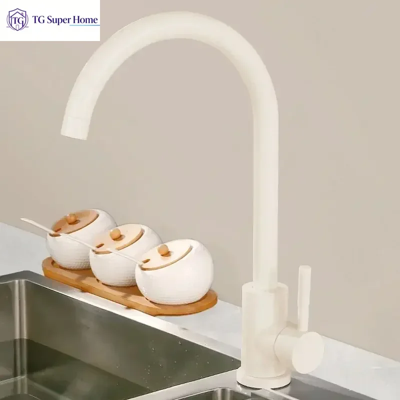 Kitchen Faucet Hot And Cold Vegetable Wash Basin Dishwashing Pool Sink Tap Deck Mounted for RV Outdoor Laundry Vanity Lavatory