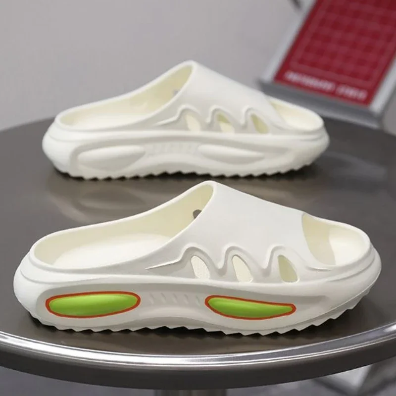 

Домашние сандалии, мужские домашние тапочки на платформе, шиацу, домашние пляжные дизайнерские роскошные оригинальные туфли для взрослых