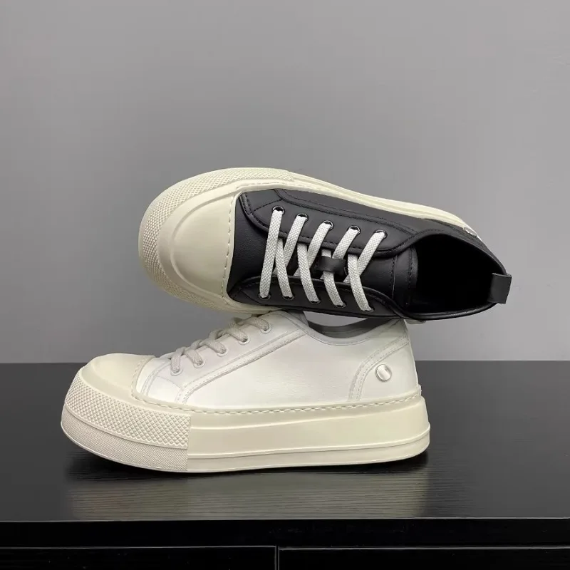 

Дизайнерские роскошные мужские повседневные туфли на толстой подошве, легкие дышащие кроссовки, мужские лоферы для прогулок, высококачественная натуральная кожа