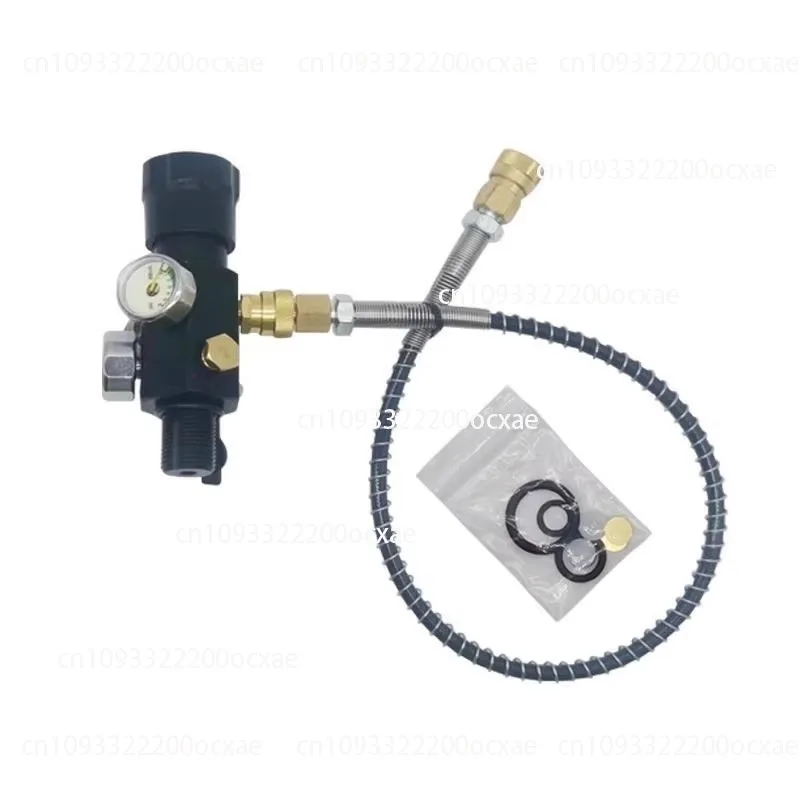 

Double display cylinder valve 300Bar high pressure cylinder valve quick connector integrated valve