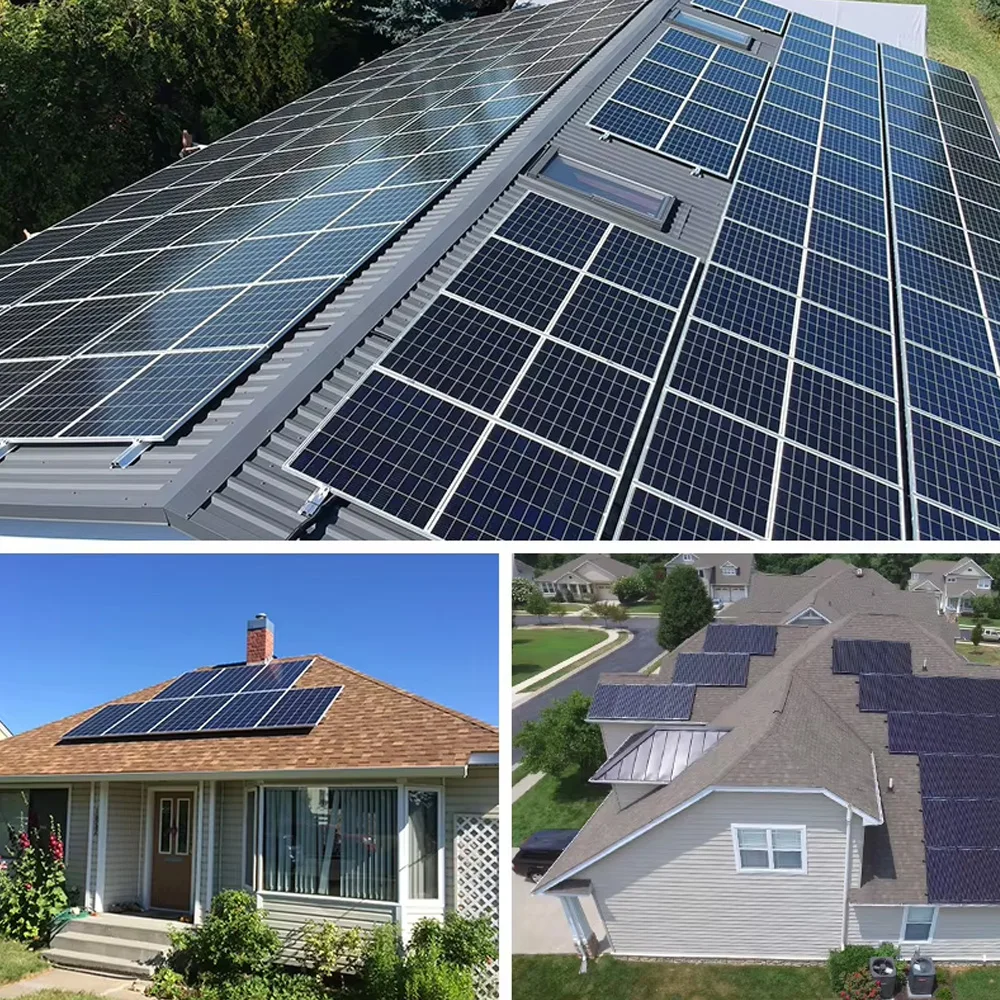 Lovsun sistema solar completo 8kw-30kw monofásico fora da rede sistema solar híbrido de fase dividida para casa