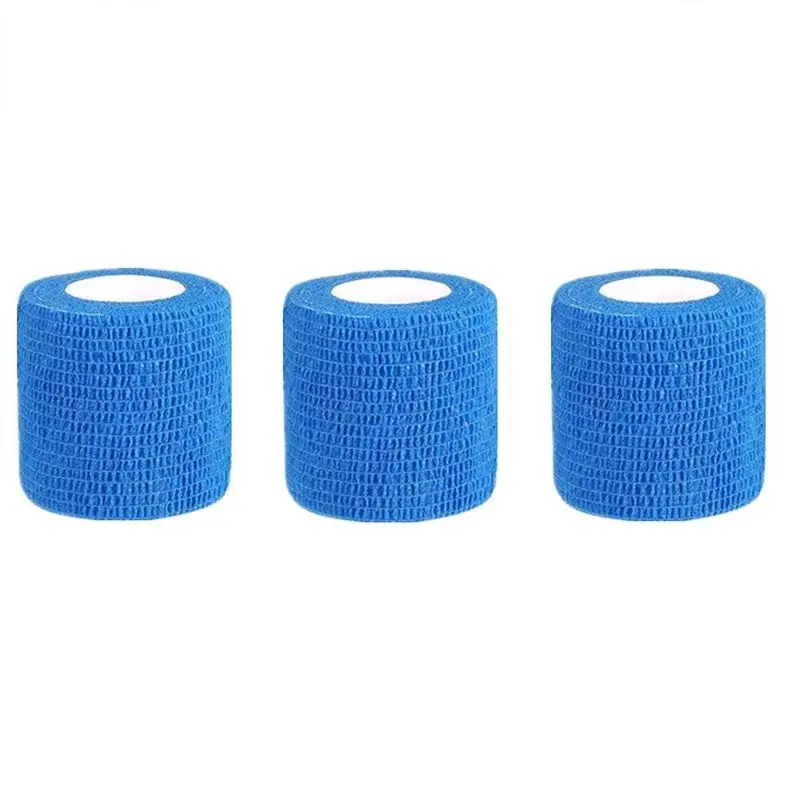 3Pcs Bandage Waterproof Medical Therapy Self Adhesive Sports Muscle Tape Finger Joints Wrap First Aid Kit Pet Elastic Bandage