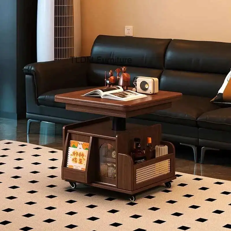 

Multifunctional Mobile Coffee Table Luxury Modern Design Nordic Center Table Space Saving Mesa De Centro Sala Furniture Home