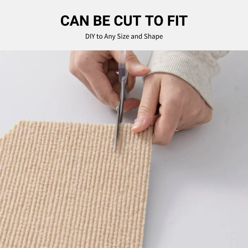 4/6/8/PCS Semi Circular Stair Rug Treads Thick Felt Self Adhesive Non Slip Floor Mats Stair Step Decoration for Staircase Use view 5