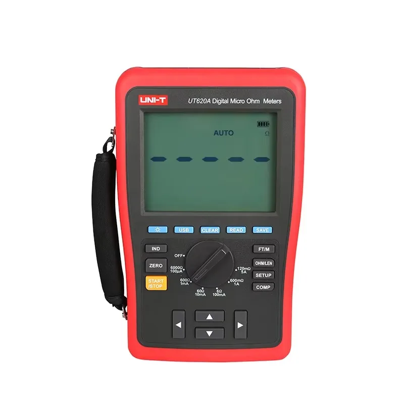 UT620A High Quality DC Low Resistance Tester Digital Micro-ohmmeter for Inspection Use 0.25% Accuracy IP55 Protection