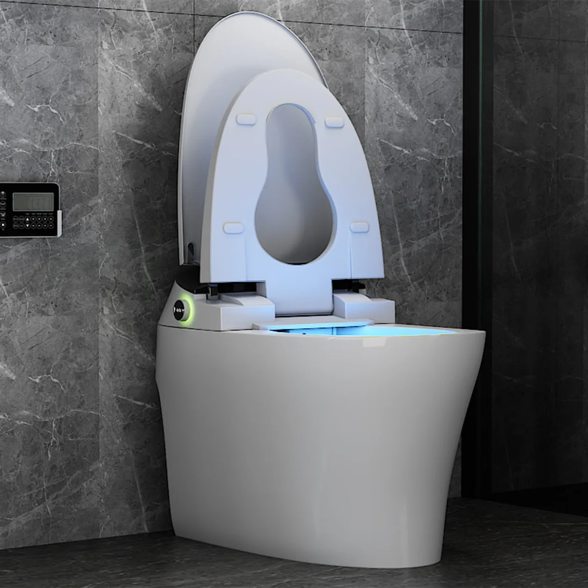 Electronic Automatic Bathroom Toilet Bidet Modern Sanitary Auto Cleaner Seat One Piece Health Floor Smart Intelligent WC Toilet