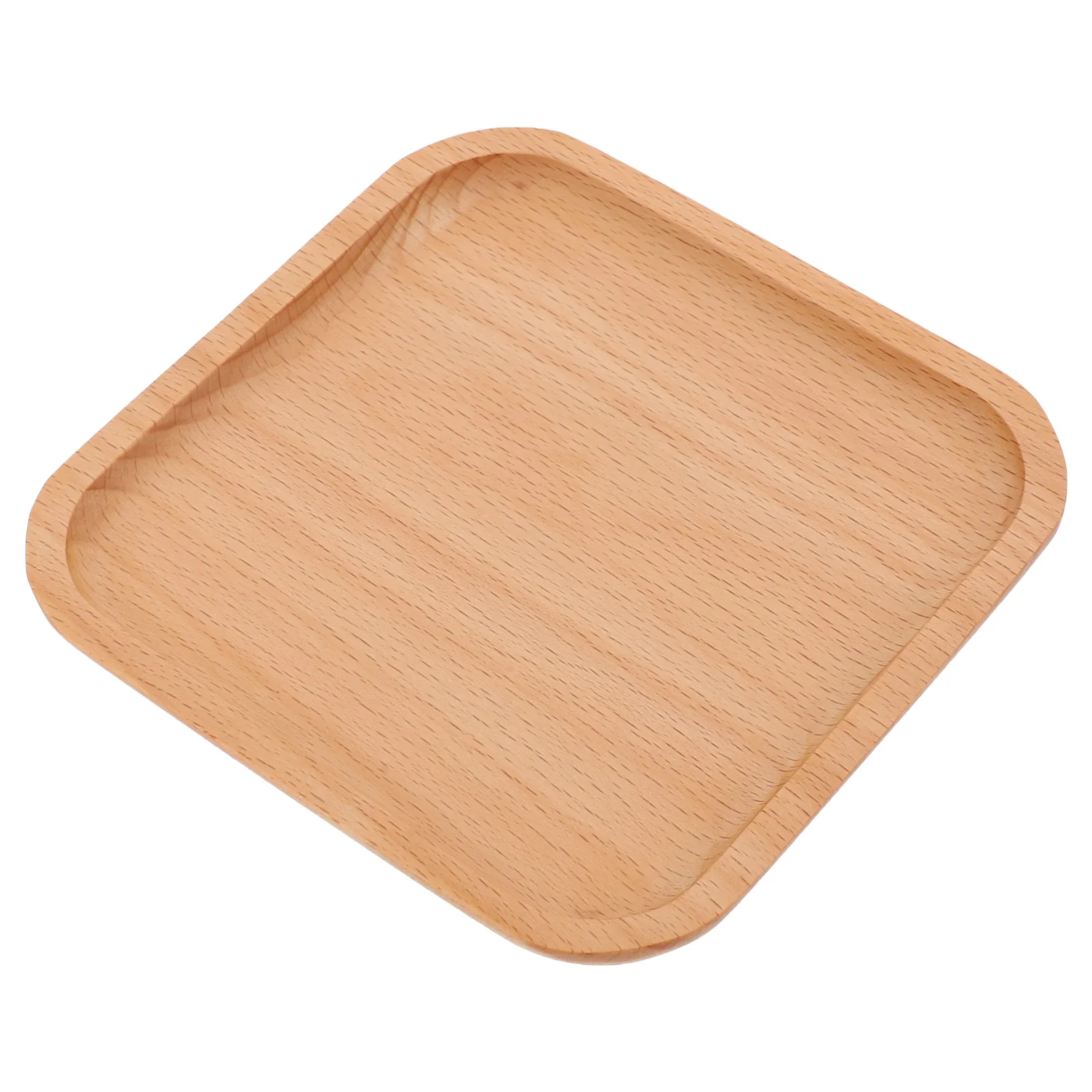 

Wooden Tray Snack Storage Round Dessert Cake St Restaurant Hotel Home Tableware Display Sushi Smooth Home Bakeries
