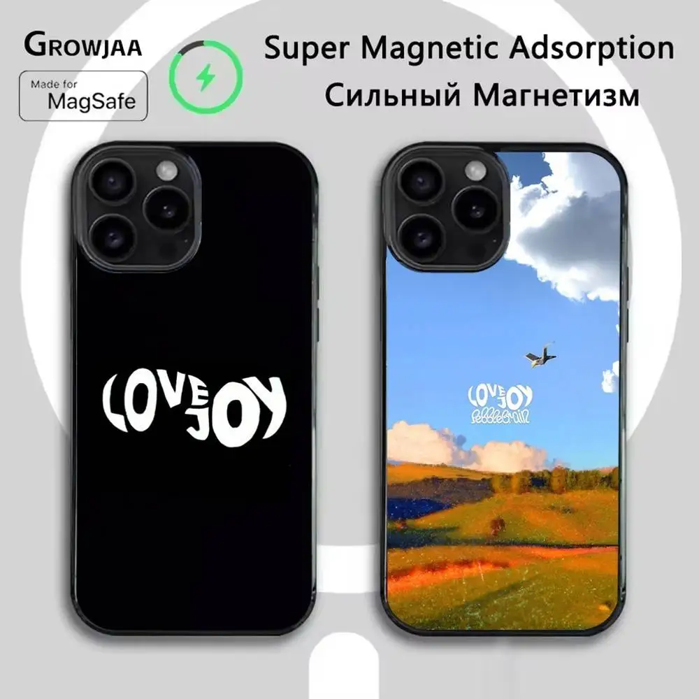 

Чехол для телефона Band L-Lovejoy для iPhone 16e, 16, 15,14,13,12,11, Plus, Pro, Max, Mini Magsafe с магнитной беспроводной зарядкой