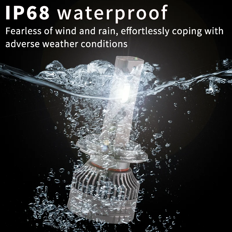 2PCS H4 H7 H11 รถ LED ไฟหน้าหลอดไฟ H1 9005 9006 9012 70W 20000LM หมอกอัตโนมัติไฟหน้า HB3 HB4 6000K Super Bright โคมไฟ 12V