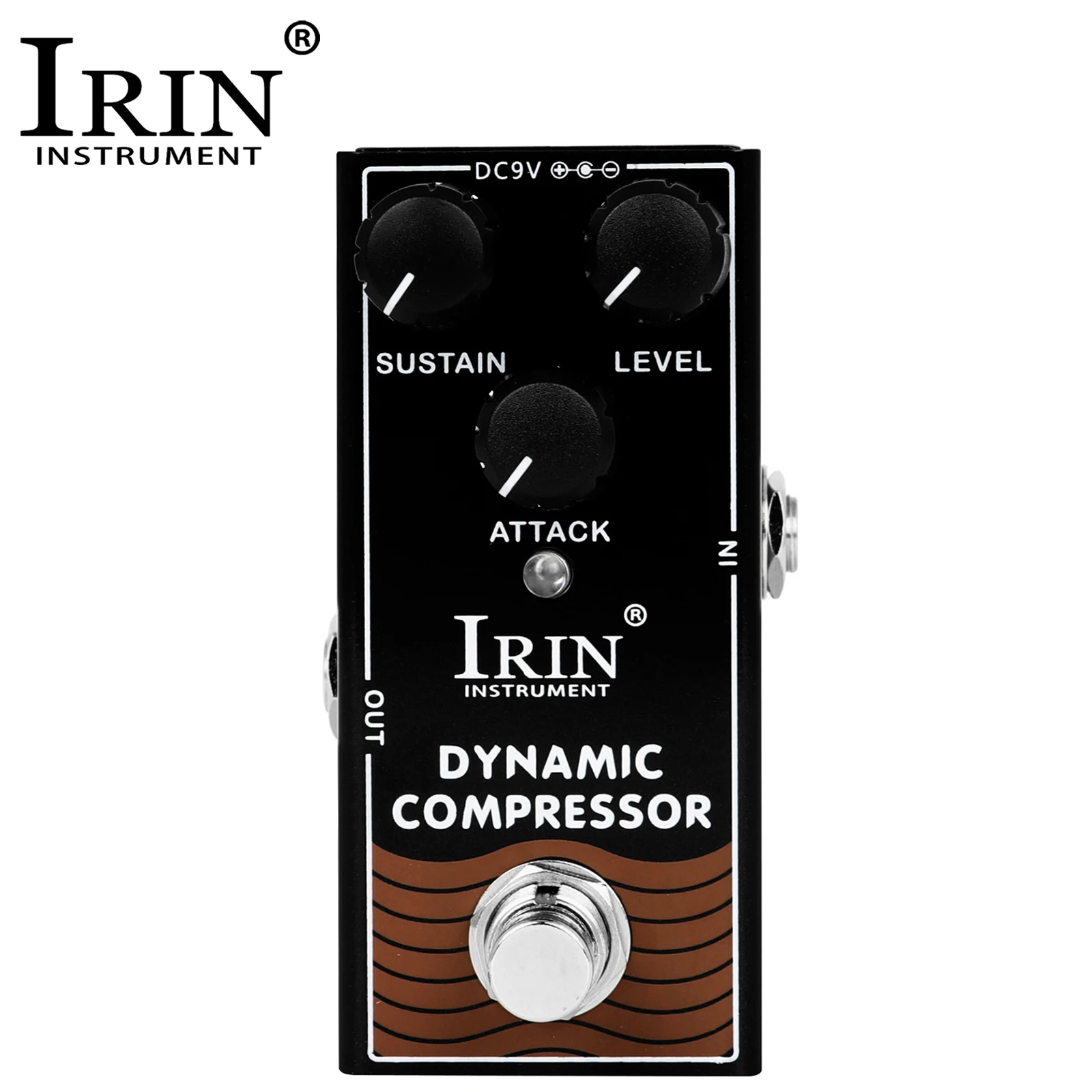 IRIN RF-12 Electric Guitar Effect Pedal Dynamic Compressor Effect Pedal True Bypass Single Guitar Pedal Guitar Accessories&Parts