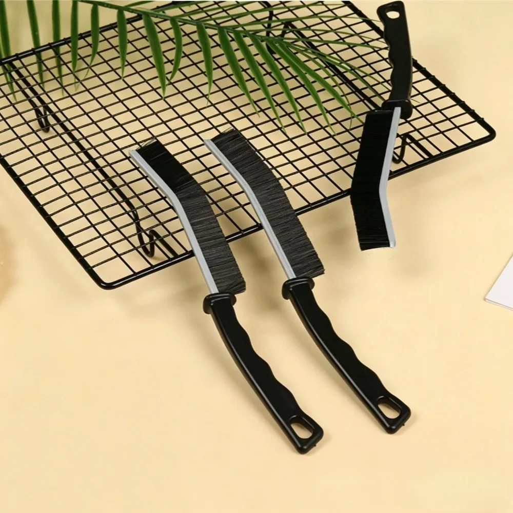 Hard Bristle Gap Cleaning Brush Multifunctional Crevice Cleaning Tool for Window Door Track Kitchen Bathroom Tile Floor Corner
