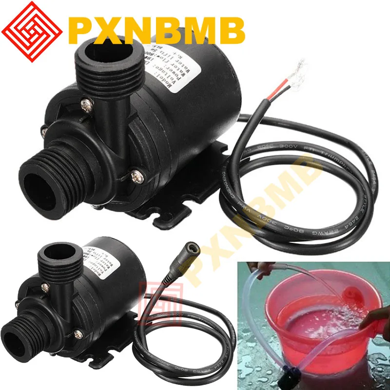 

Ultra Quiet Water Pump Mini Brushless Motor Submersible Aquarium Water Pump Adapter Pond Fountain For Fish Tank Separate Plug