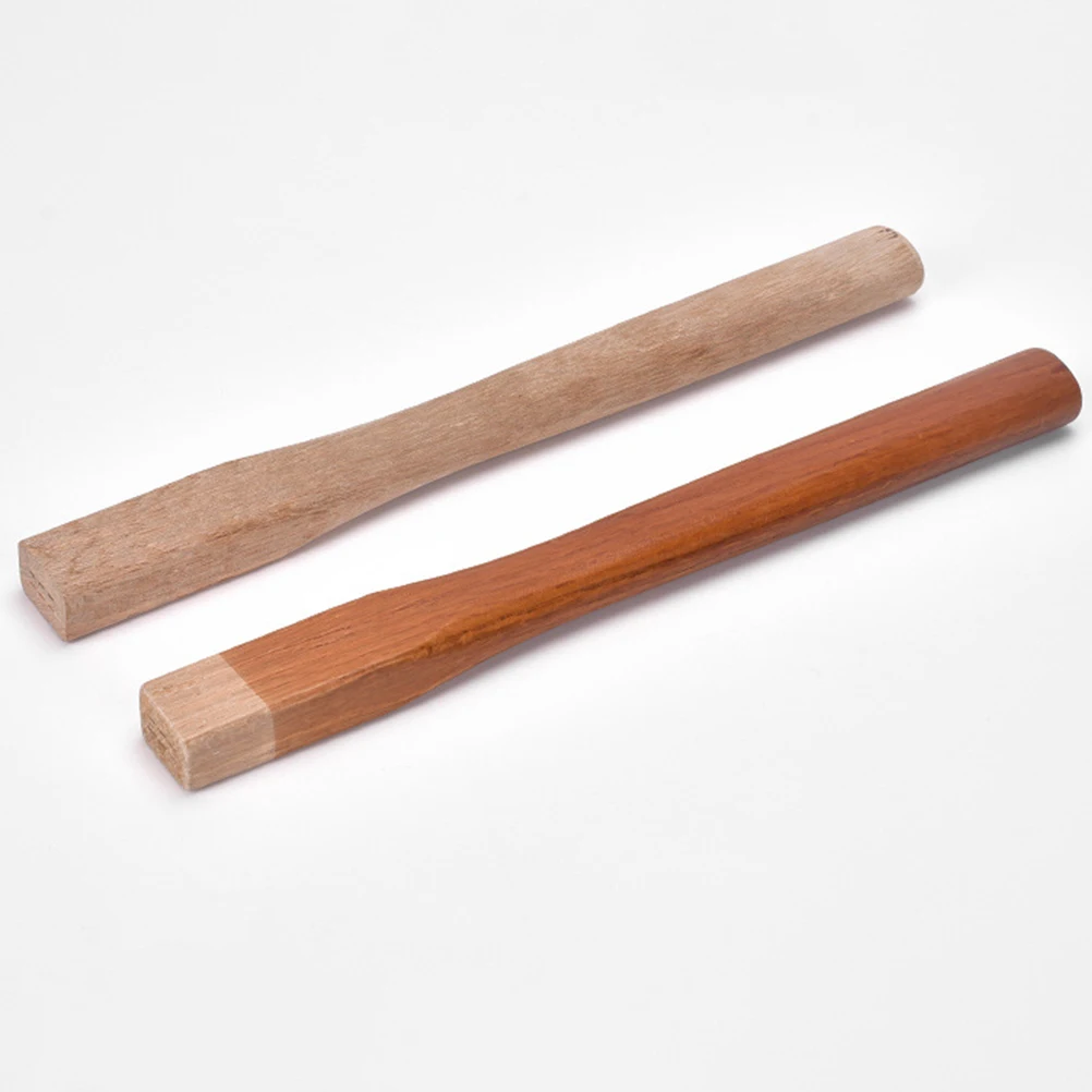 

2pcs Wooden Handle For Hatchet Replacement, Non-Slip Grip, Durable Wood Axe Repair Part, Outdoor Camping Tool Accessory