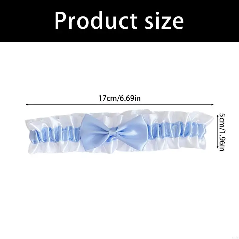 Liga muslo Cosplay, Liga pierna con lazos, para actuaciones, lazos versátiles, Liga muslo para Cosplay