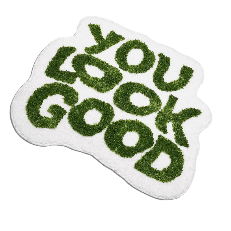 Bath Mat You Look Good Bath Mat Bathroom Rugs Bathroom Rug Funny Bathroom Mat Cute Bath Mat Cool Rugs