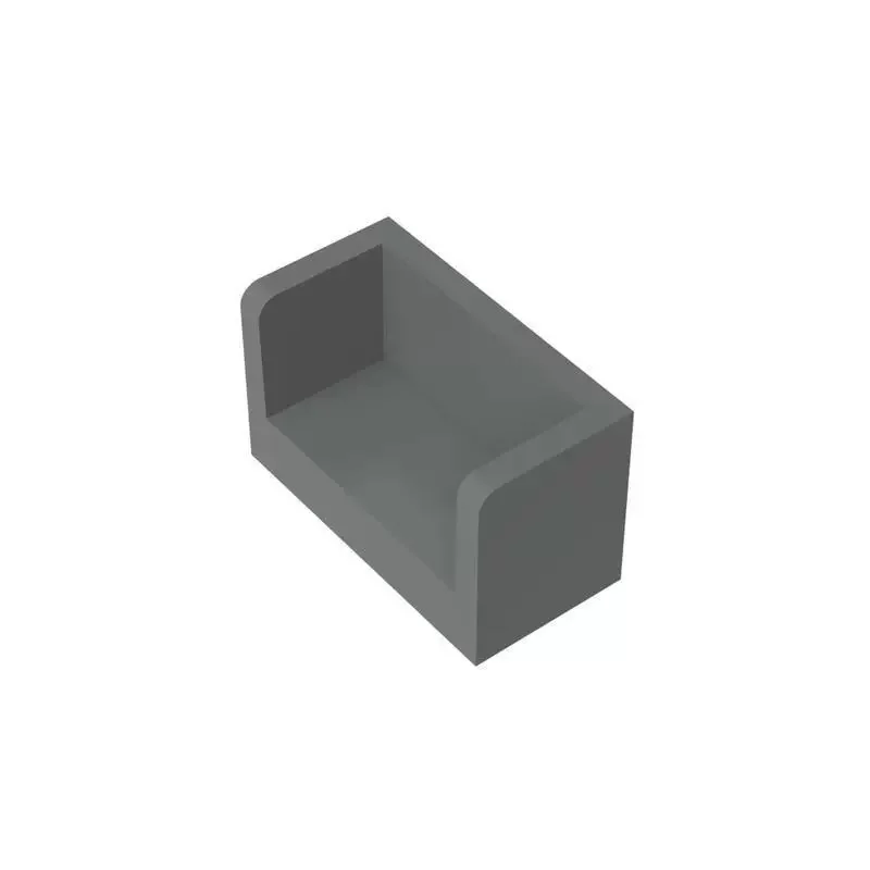 50 Stück 23969 Paneel 1x2x1 Baustein mit abgerundeten Ecken und 2 Seiten, kompatibel mit MOC-Bausteinen, kreatives Lehrmaterial – Detail 1