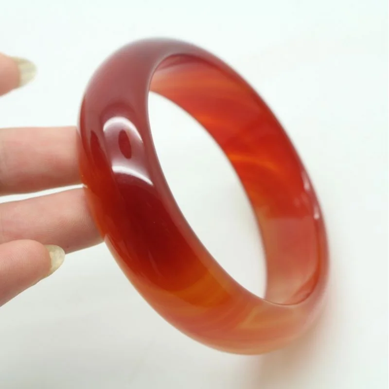 

Natural Genuine Northeast Red Agate Jade Jadeware Bracelet Simple Ladies Exquisite Jade Bracelet Bracelet