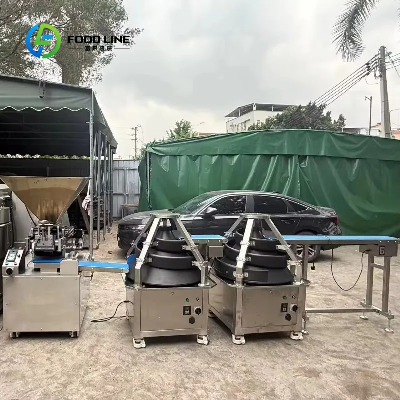 Continuous Cutting Automatic Dough Divider Rounder Custom Conveyor Bakery Equipment for Large Industrial Bakery Lines