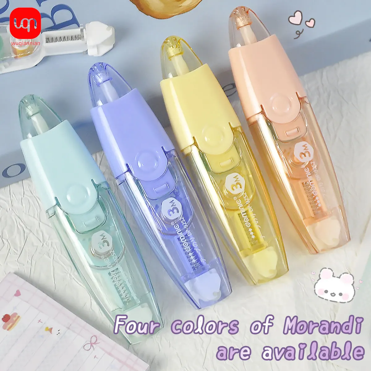 WQN-1pc غراء نقطة دوارة بسيط عالي الجودة قابل لإعادة الملء 4.41*1.1 بوصة مثالي للوازم المدرسية والمكتبية