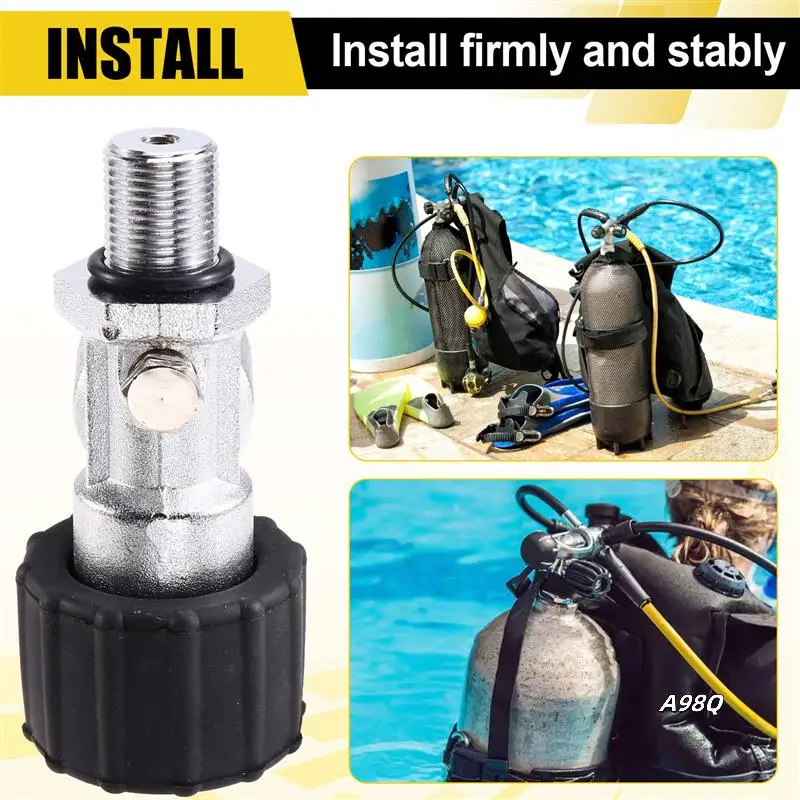 

Diving Tank Cylinder Valve Diving Tank Valve Filling Station Air Tanks Refill Adapter