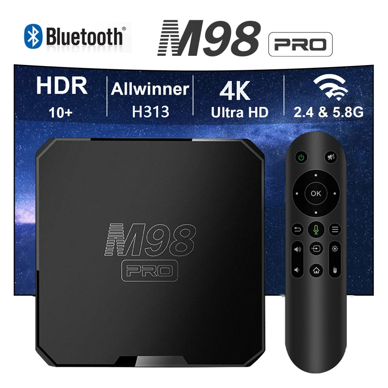 M98 Pro – Najlepszy Android TV Box do 4K HDR i Wi-Fi 5G? Sprawdź Nasze Testy