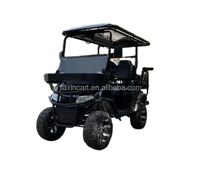 Green environmental protection 2+2 seat electric off-road golf cart with 6*8v/150ah, maintenance-free battery