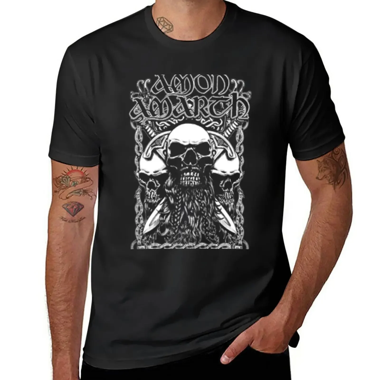 Amon Amarth Amon T-Shirt funnys summer clothes mens funny t shirts