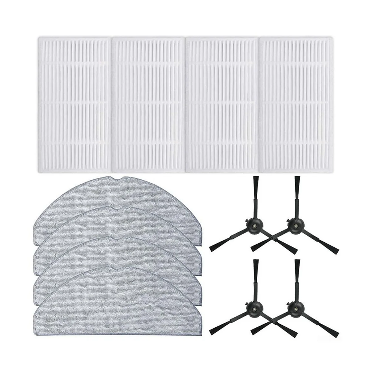 ABXHH لـ Tapo RV30/RV20 جهاز آلي لتنظيف الأتربة ملحقات الكناس فرشاة جانبية مرشح خرقة