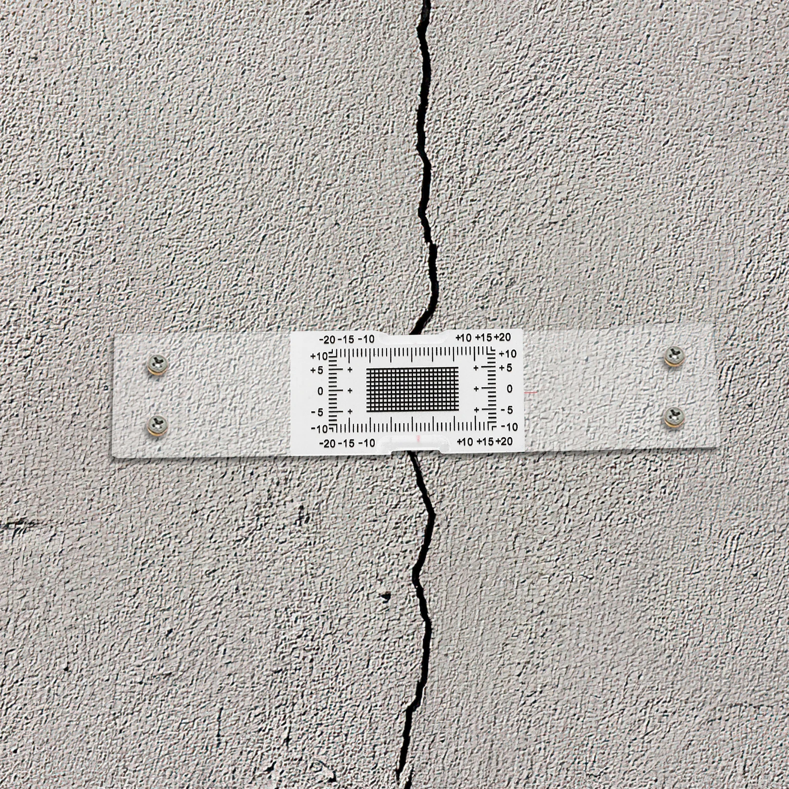 

Crack Monitor Ruler Acrylic Scale Metric Inches Centimeters Architectural Practical Measuring Tool Efficient Gap Measurement