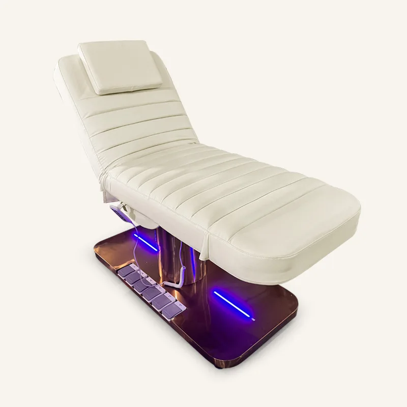 

Electric Adjustable Solid Wood Latex Beauty Salon Special Constant Temperature Heating Ear Picking Massage Therapy Bed