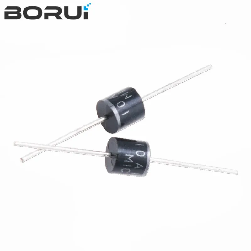 20 pçs/lote 10A10 6A10 20A10 R-6 DIP 6A 10A 20A elétrica 1000V Axial Rectifier Diode