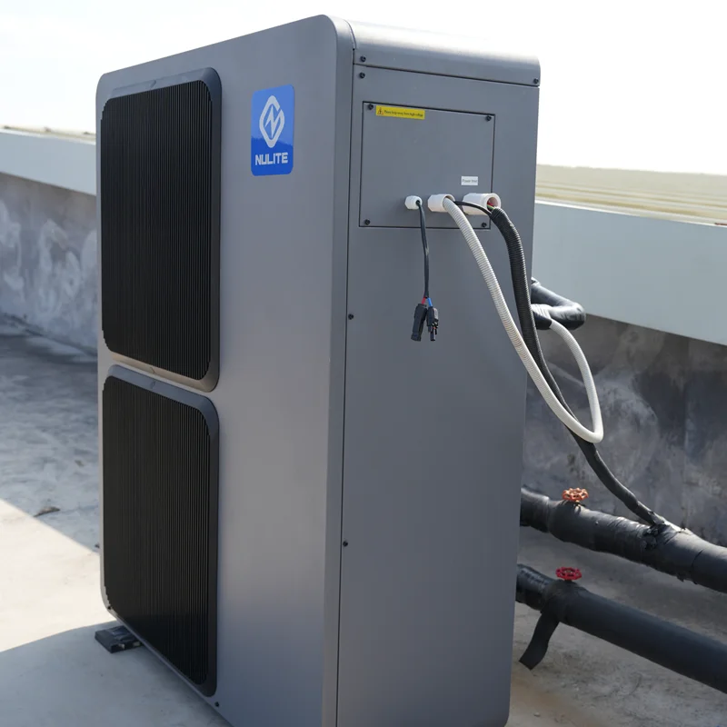 Nulite Solar PV 10KW WiFi Air Source AC R290 Single Block Dc Inverter Air to Water Heat Pump Heating Cooling Heating - view 5