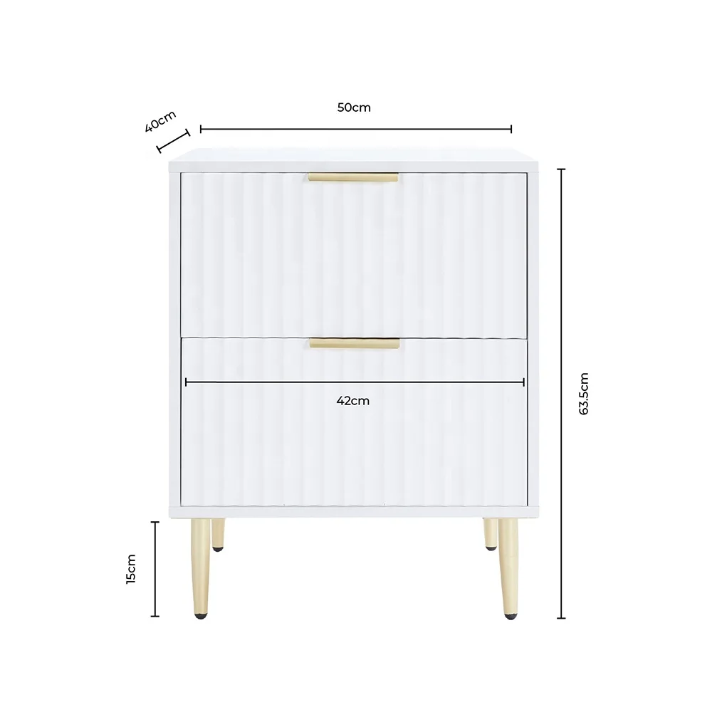 2 درج غرفة المعيشة أريكة طاولة جانبية خشبية مخدد غرفة نوم ليلة الوقوف طاولة السرير