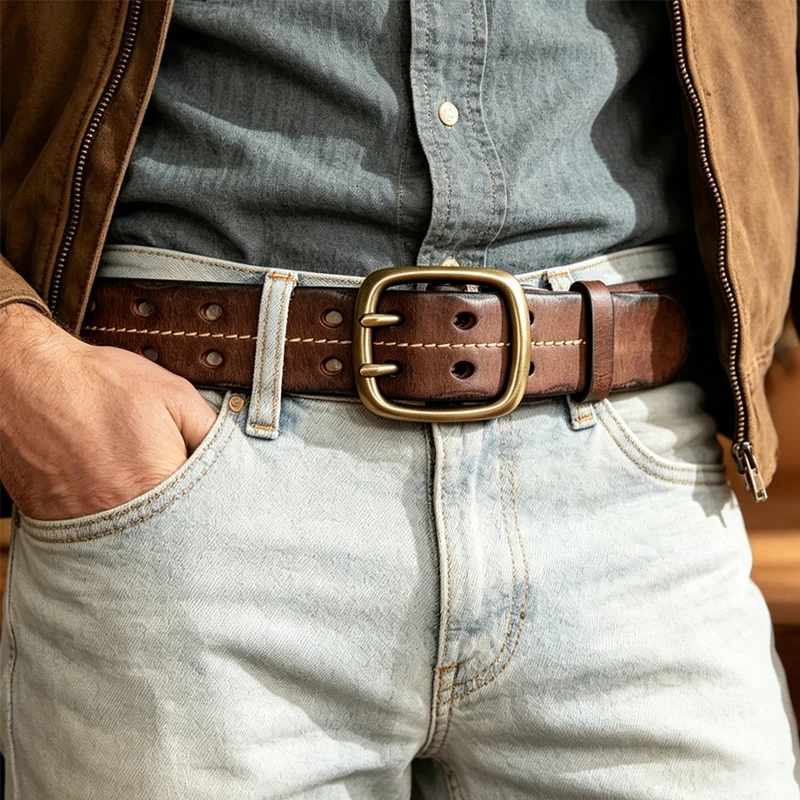 cintura-da-uomo-in-stile-cowboy-con-fibbia-a-doppio-ago-in-vera-pelle-100-pelle-di-vacchetta-cintura-per-jeans-cintura-artigianale-di-alta-qualita-resistente-e-robusta