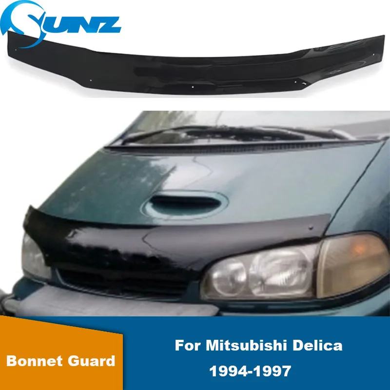 

Bonnet Guard For Mitsubishi Delica 1994 1995 1996 1997 Hood Deflector Guard Bug Shield Bonnet Protectors