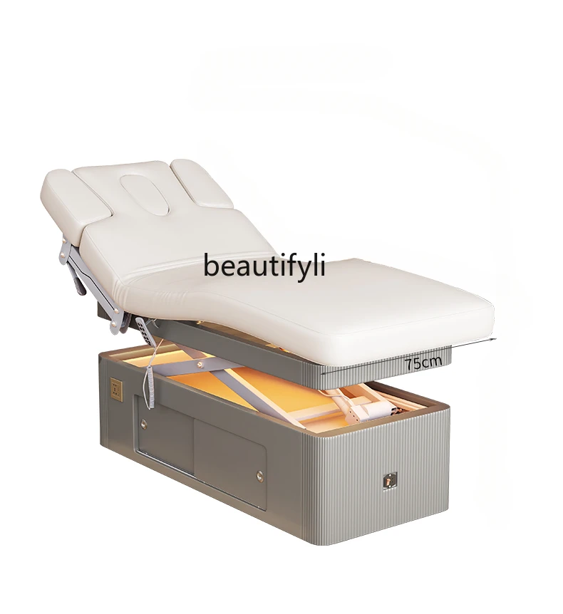 

Electric Lift Beauty Care Bed Beauty Salon Special Bed Small Apartment Detachable Massage Heating Physiotherapy Massage Couch