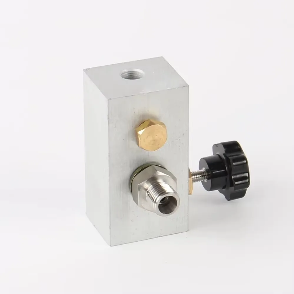 High Pressure Air Compressor Pump Valve Block Assembly 0-300bar 4500PSI 30MPa PCP Aluminum Maintenance Replacement Part