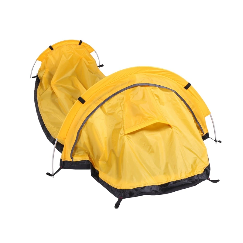 2X Ultralight Bivvy Tent Single Person Backpacking Bivy Tent Waterproof Bivvy Sack For Outdoor Camping Survival Travel