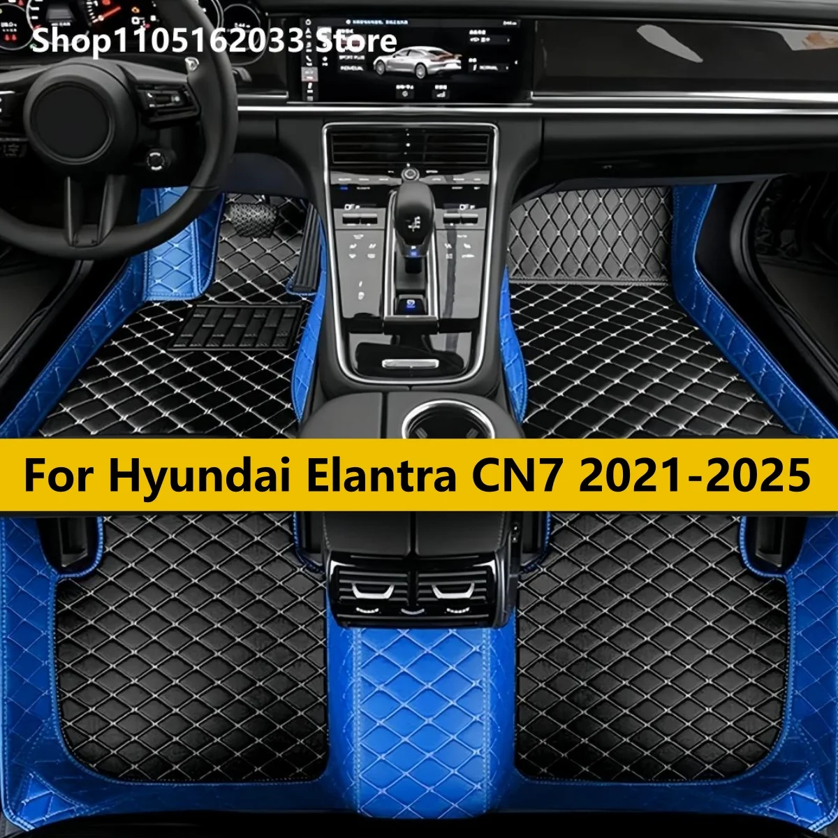 

Car Floor Mats Fit For Hyundai Elantra Avante i30 Sedan CN7 2021 2022 2023 2024 2025 auto accessories Car Carpet