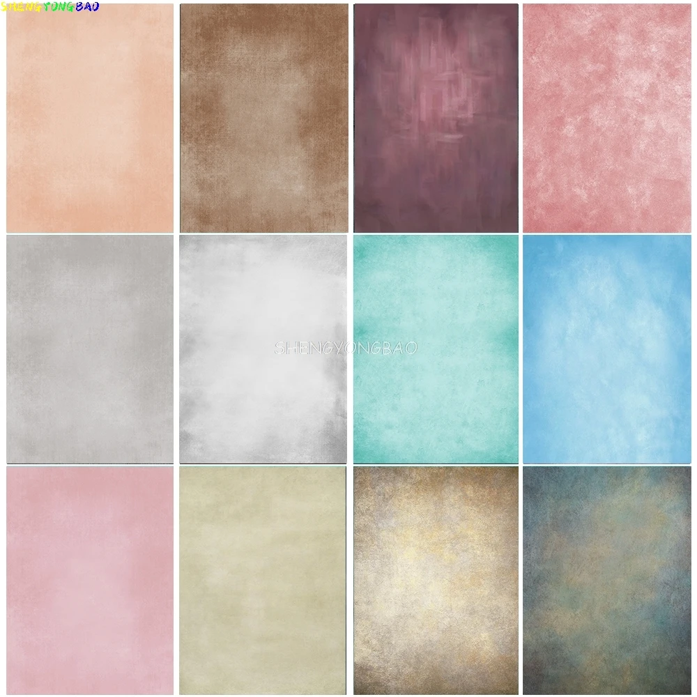 Vintage Abstract Gradient Background Birthday Party Pregnant Texture Newborn Family Portrait Photography Backdrop RO-15