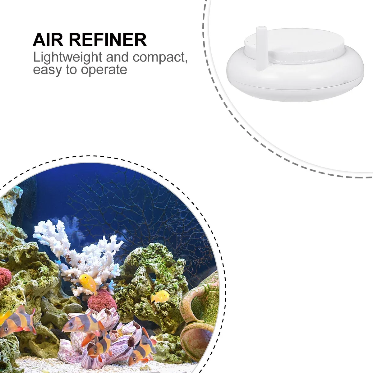 

4 pcs Diffuser Bubble Stone Oxygen Pond Bubbler Fish Tank Air Pump Air Lightweight Round Bubbler Diffuser For