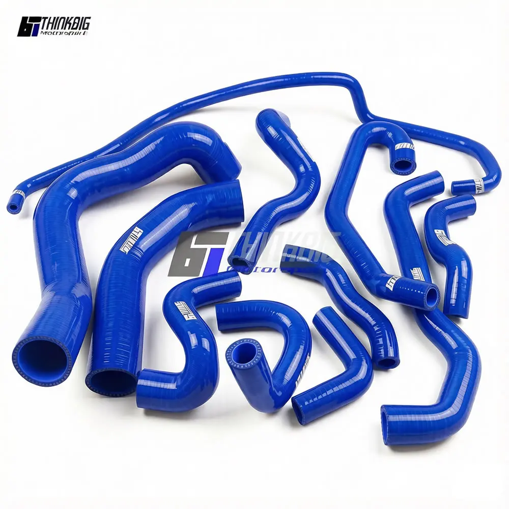 

Silicone Radiator Hose Kit For 1998-2000 BMW E38/E39 735i/740i 535i/540i M62 (11Pieces)