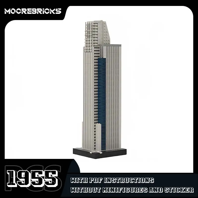 Classic Bricks Grant Thornton Tower Building Blocks City Famous Skyscrapers Model Assembly Toy Set Kids Hands On Training Gift