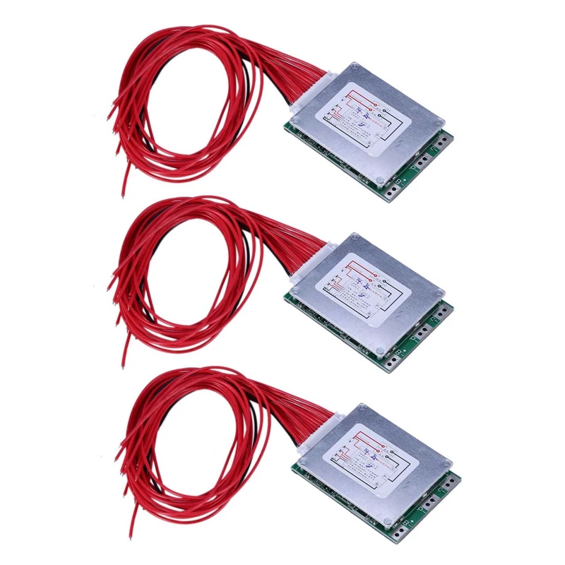 

3x14S 52V 35A литий-ионная литий-полимерная батарея, защитная плата BMS PCB плата для E-Bike EScooter