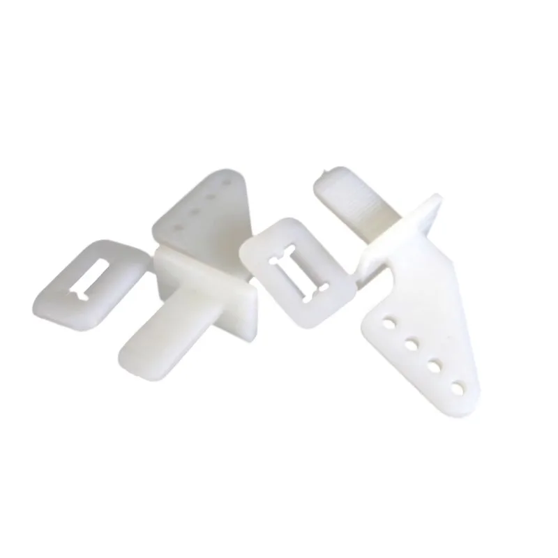 100 sets Medium Nylon Control Horn and Clevis 21mm Set Rudder Servo Ailerons Elevators For RC Fixed Wing Airplane 1mm 2mm Collet