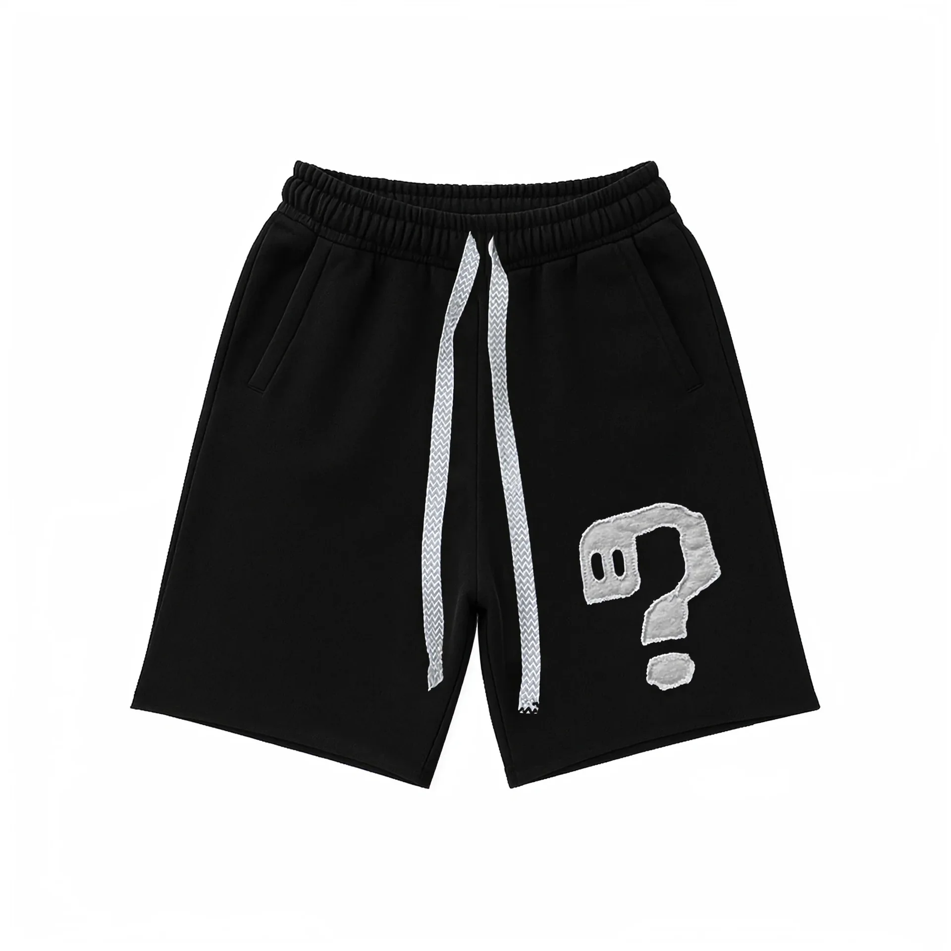 New Shorts Summer Casual Sports Style High Waist Thread Stretch Comfortable High Street Style Trendy Large Shorts Women