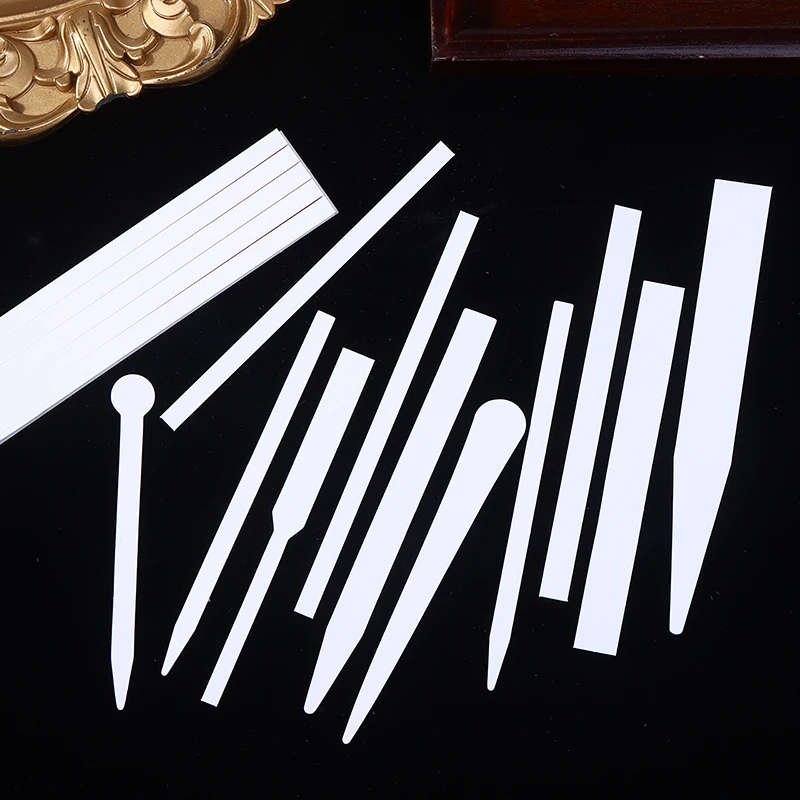 100pcs Perfume Aromatherapy Perfume Essential Oils Tester Strips Fragrance Disposable White Smell Paper Paper Strips Test Paper