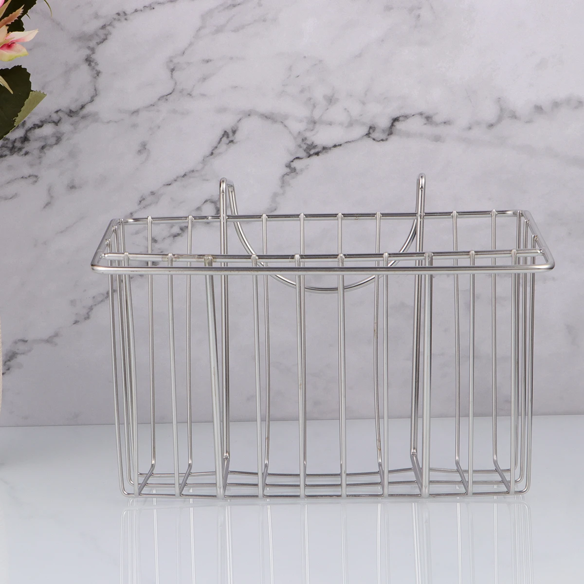 

Sink Hanging Basket Kitchen Holder Sponge Storage Baskets Drain Rack for Stainless Steel Organizer Pool